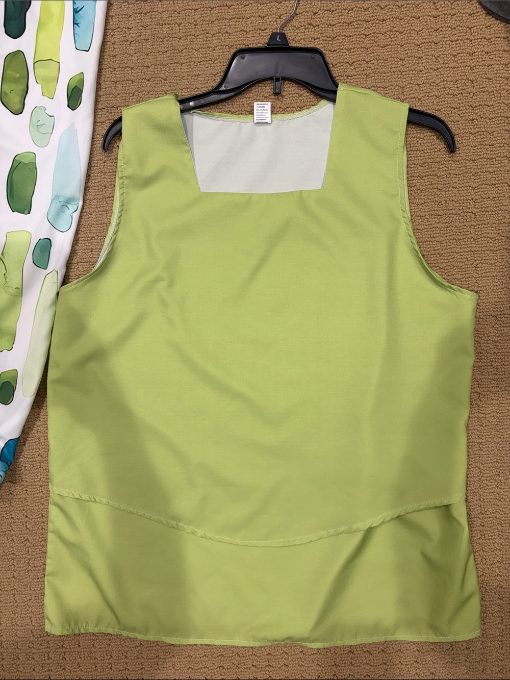 Green & White Wide-Leg Printed Pants and top - Picture 5 of 5